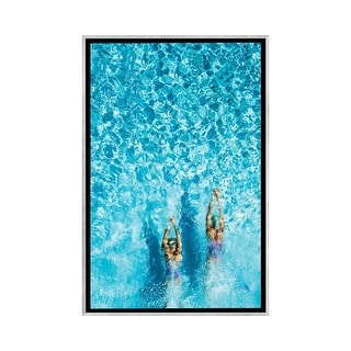 iCanvas "Two Women Swimming In A Pool, Seen From Above" by karrastock